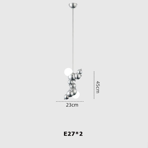 suspension à led artistique à intensité variable pour éclairage intérieur