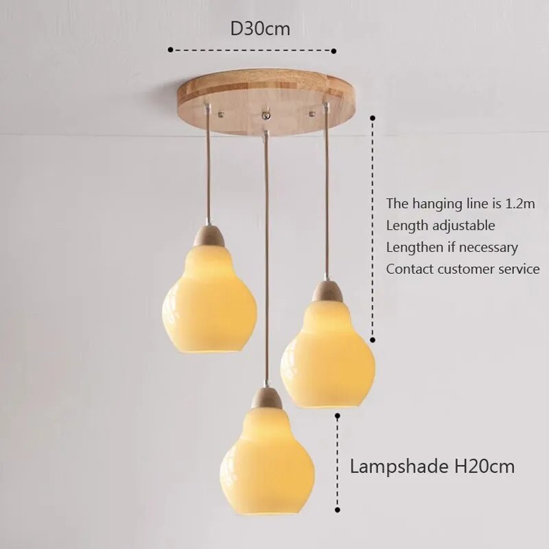 Suspension Nordique LED Bois - vue 7 sur 22