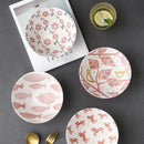 Bol ramen en céramique motif floral 1 2l
