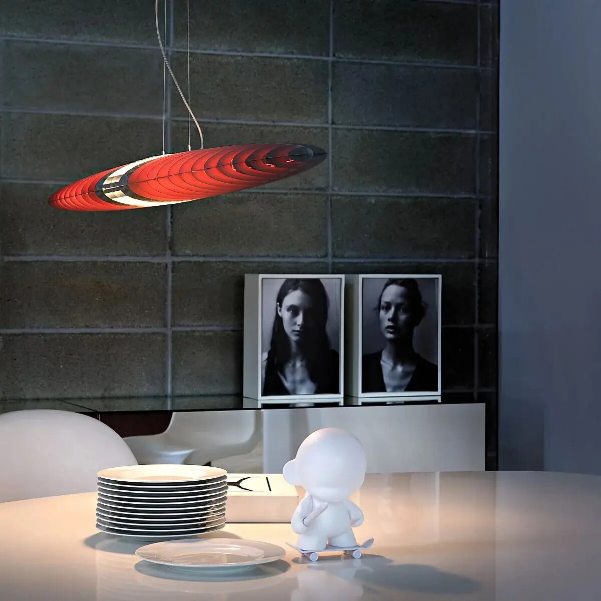 Lustre de bar de restaurant moderne - vue 4 sur 5