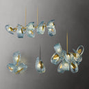 Placards de chambre à coucher bleu serpent échelle verre luminaire applique murale LED lampe Lustre luxe décor à la maison appareil ménager décoration murale