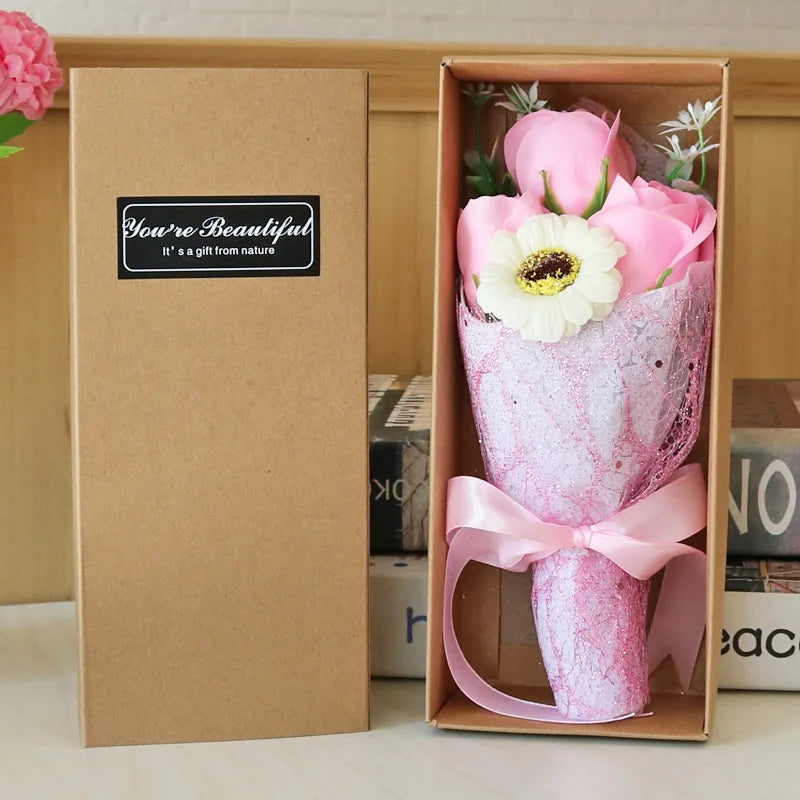 savon rose en boîte cadeau pour toutes occasions