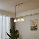 lustre en verre rétro style japonais petite suspension