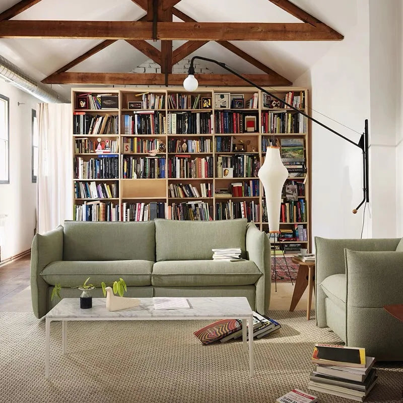 lampadaire en papier de riz design japonais pour intérieur moderne - vue 5 sur 7