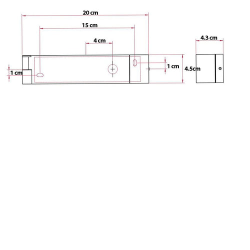 Applique murale LED ajustable métallique Masten