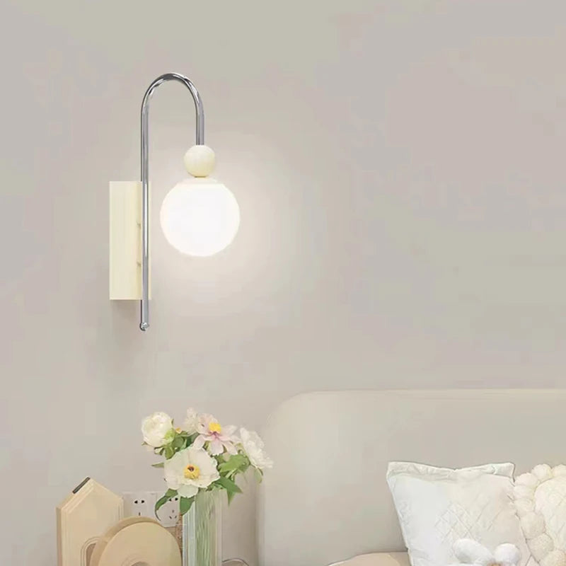 style lampe led murale métal gradation variable