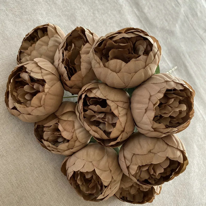 bouquet de pivoines artificielles pour mariage et décoration élégante - vue 11 sur 21