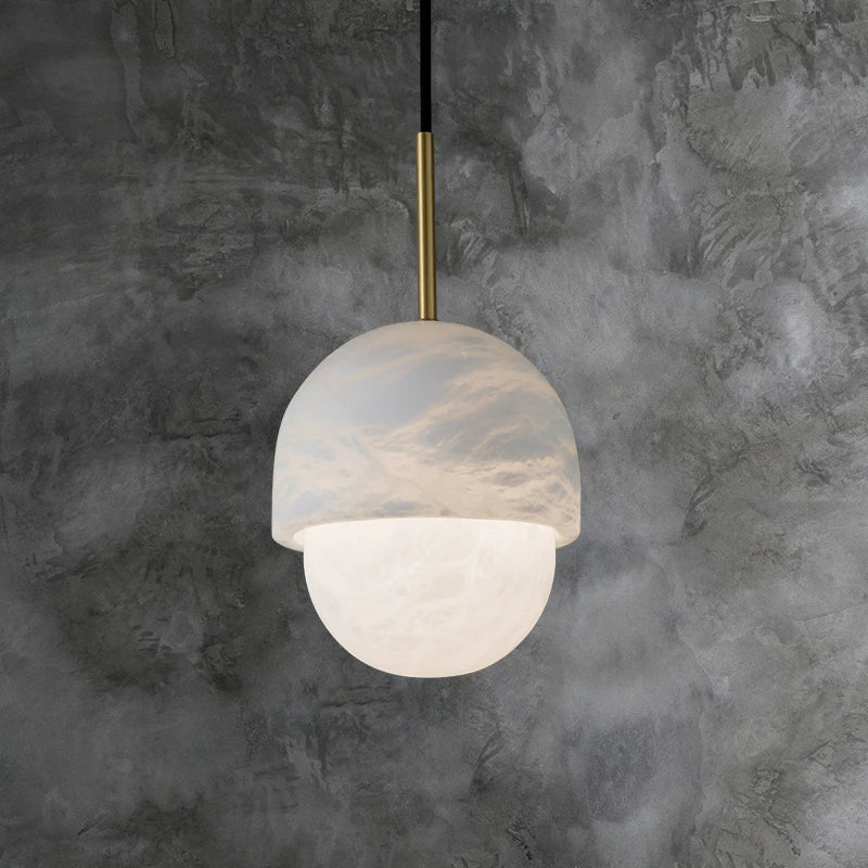 Suspension moderne avec marbre design - vue 5 sur 27