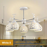 Style scandinave suspension lampe chambre plafonniers salon lampes suspendues cuisine plafond lustre E27 tête de lampe