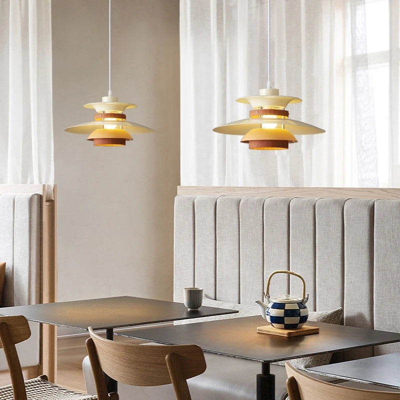 lustre design nordique créatif style japonais pour bar et salon - vue 4 sur 26