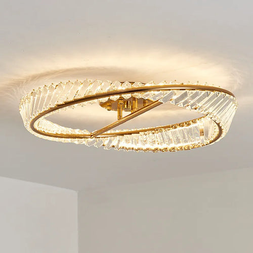Plafonnier de luxe nordique salon créatif salle à manger lustre de plafond en cristal chambre décoration de la maison suspension LED lumières