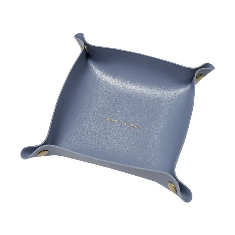 boîte de rangement nordique en cuir pour bureau et bijoux - vue 16 sur 19