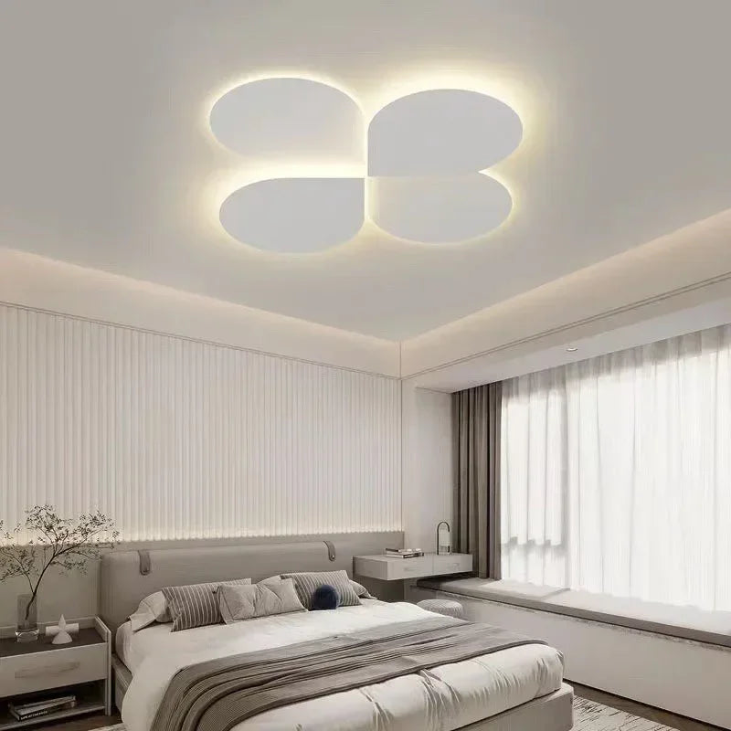 Plafond moderne à LEDs Lustre lampe pour salon salle à manger chambre balcon décor à la maison intérieur Intelligent luminaire Lustre