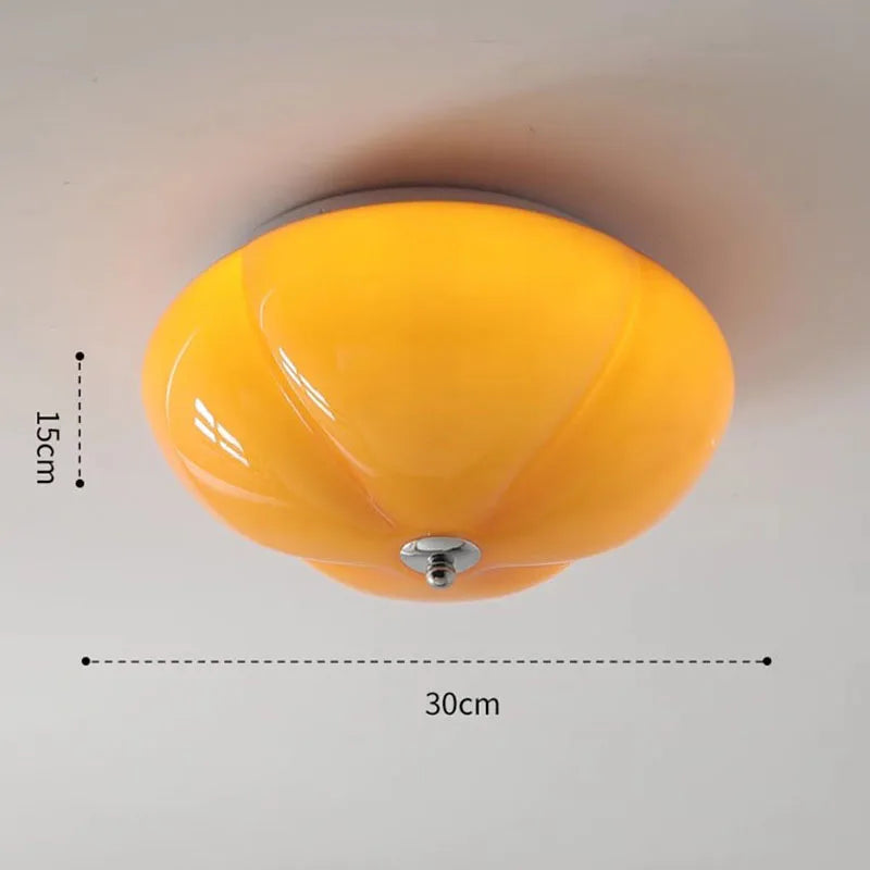 lustre minimaliste en verre style rétro led