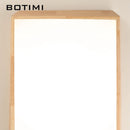 botimi bois massif led plafonnier moderne nordique monté éclairage
