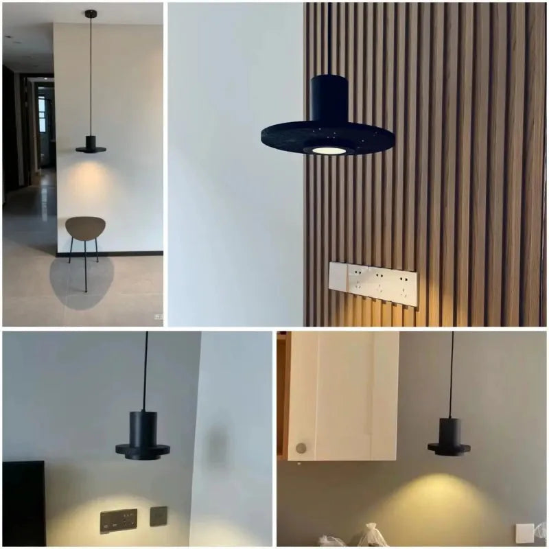 lustre haut de gamme en pierre design créatif industriel - vue 6 sur 18