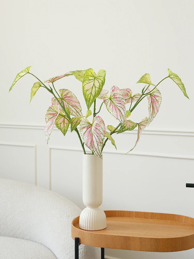 plante artificielle caladium pour décoration intérieure et florale - vue 3 sur 6