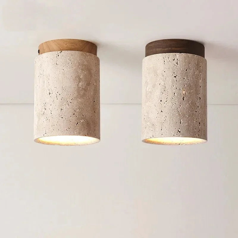 plafonnier moderne en marbre led pour décoration d'entrée