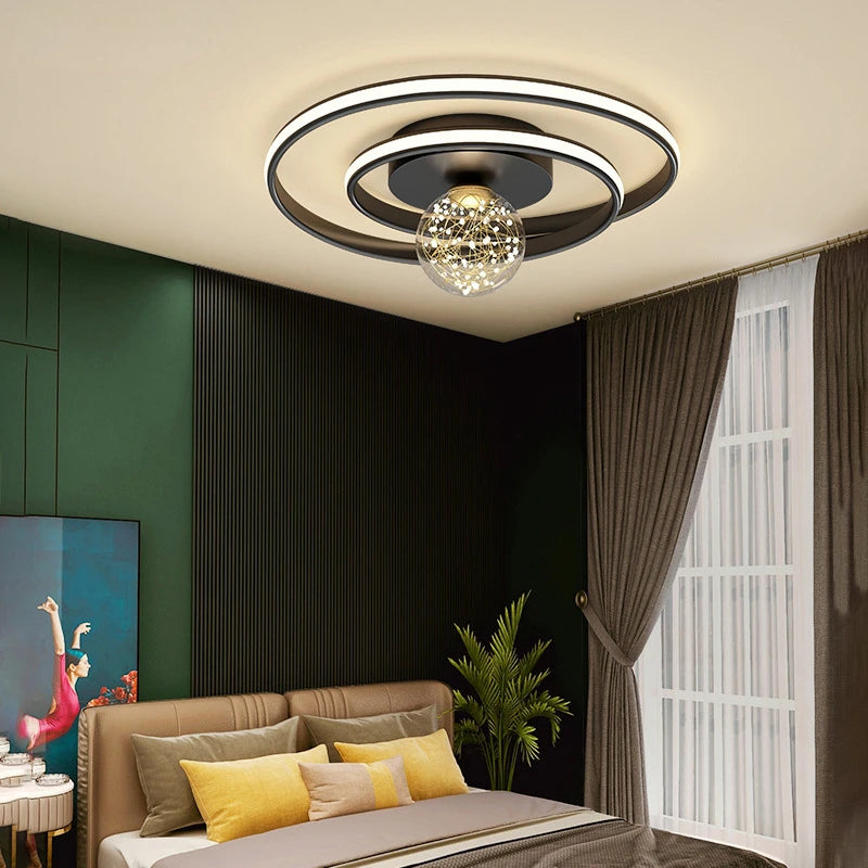 lustre led moderne nordique simple boule pour intérieur