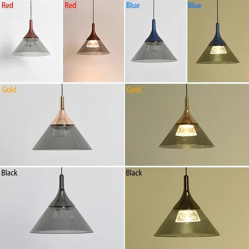 SANDYHA Suspension moderne LED Mesita De Noche dortoir chambre salon salle à manger étude Suspension Luminaire lustres