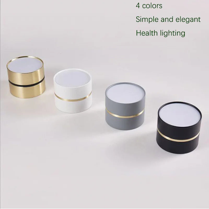 plafonnier led surface monté downlight rond projecteurs cob