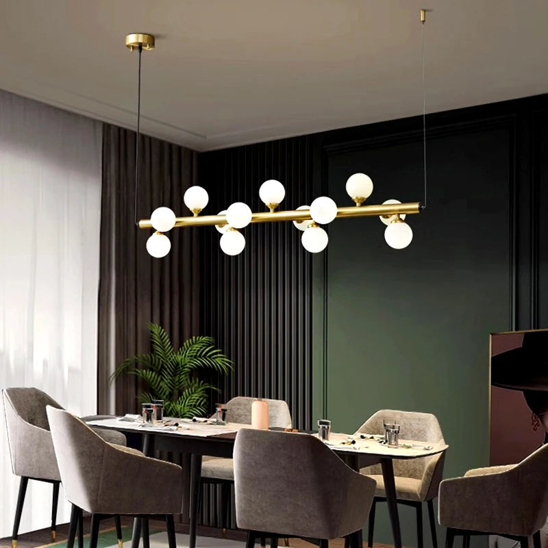 lustre suspension led moderne pour éclairage intérieur