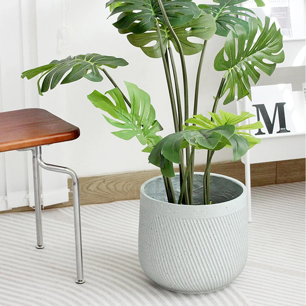moule en silicone pour pot de fleurs en béton design européen - vue 4 sur 6