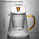 Theiere japonaise verre borosilicate infuseur service the