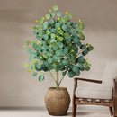 plantes d'eucalyptus artificielles pour décoration intérieure et extérieure