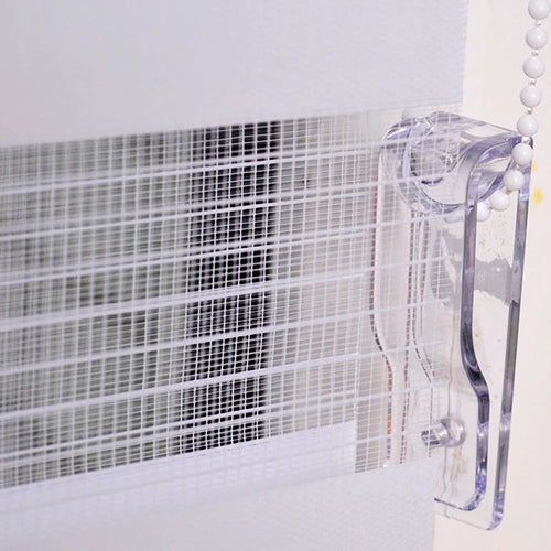 Store enrouleur double couche translucide pour salon chambre