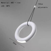 suspension anneau réglable 	 4000k art déco