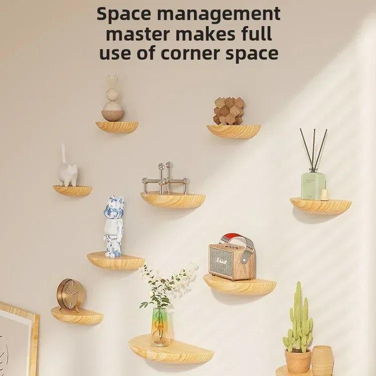 etagère murale en bois support de rangement décoratif pour la maison