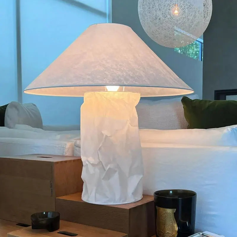 lampadaire led japonais en papier pour décoration maison - vue 5 sur 9