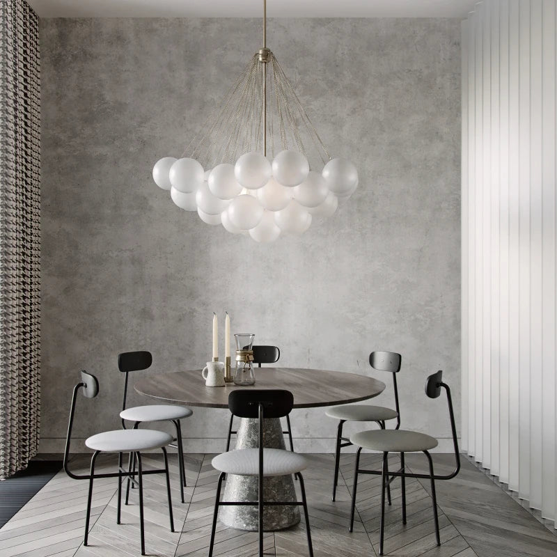 suspension moderne en verre pour décoration intérieure élégante - vue 6 sur 10