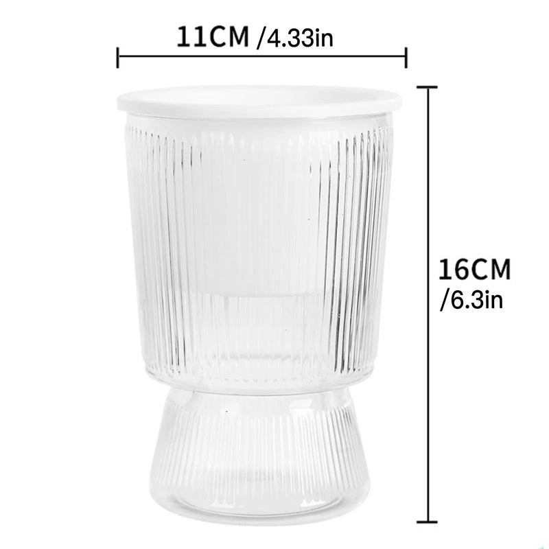 pot de fleurs hydroponique avec arrosage automatique décoration jardin
