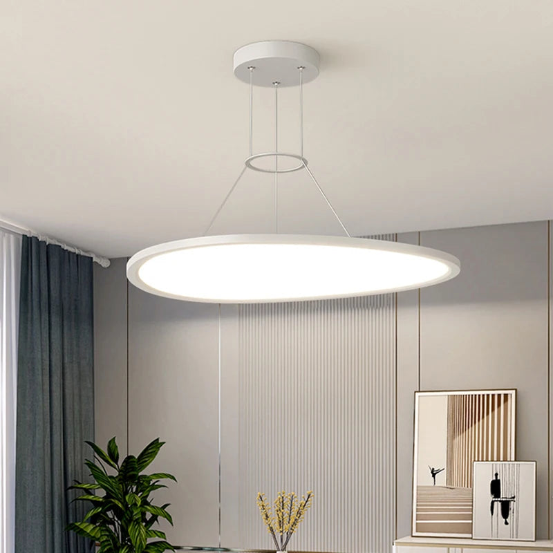 lustre moderne à led protection des yeux sans stroboscope - vue 7 sur 8