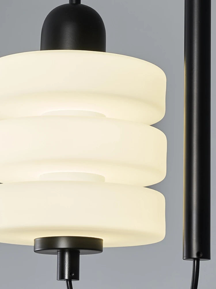lustre minimaliste en verre pour un éclairage moderne - vue 6 sur 7