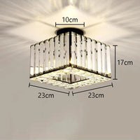 Lustre cristal led intérieur maison