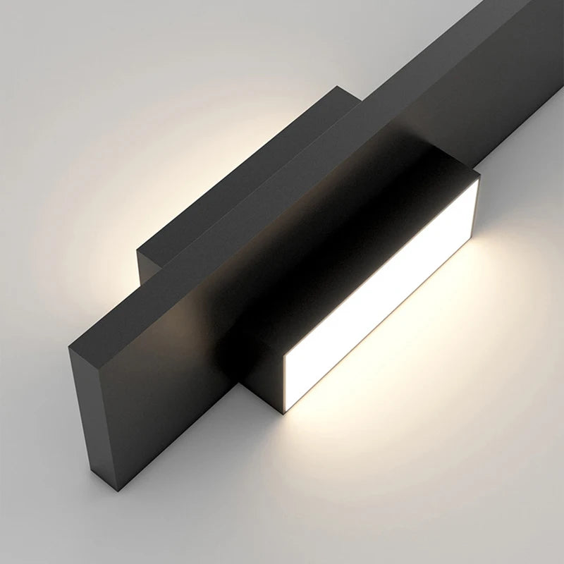 Applique murale led minimaliste 3000k en métal pour - vue 6 sur 10