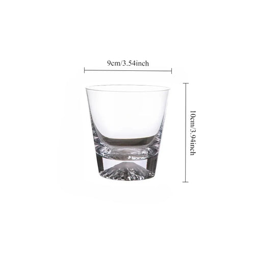Verre montagne relief pour cocktail whisky vin 310ml