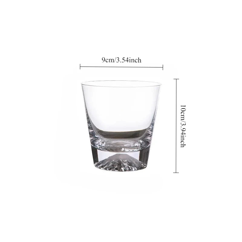 Verre montagne relief pour cocktail whisky vin 310ml