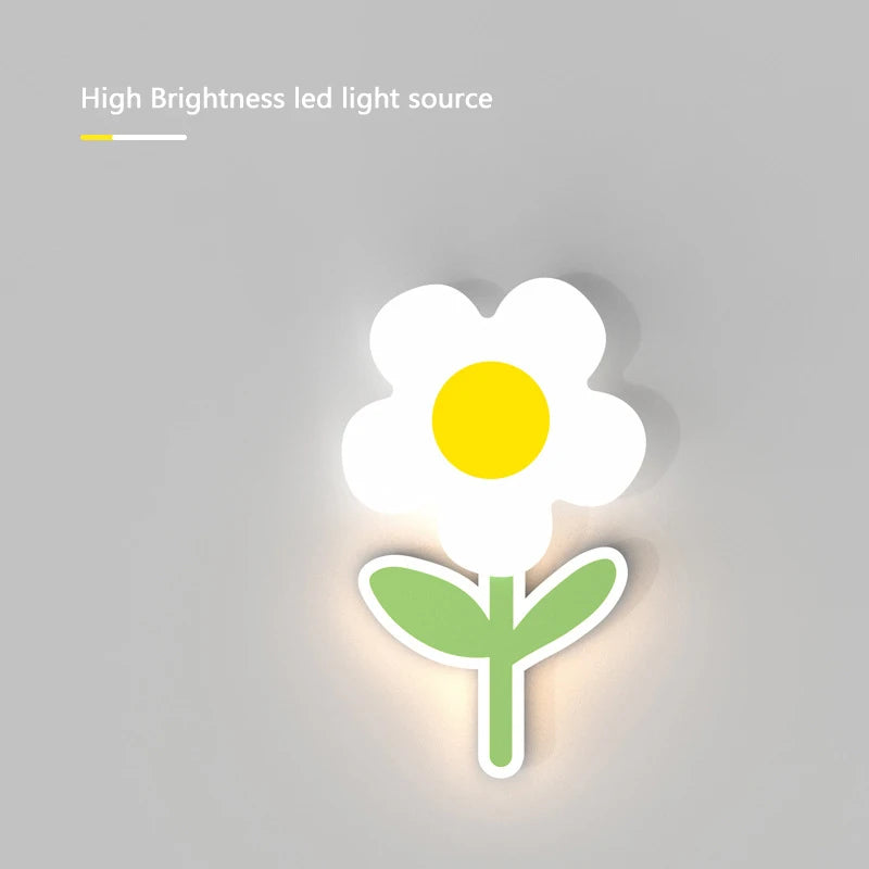 Applique murale led soins yeux enfants chambre chevet maternelle école télécommande - vue 6 sur 7
