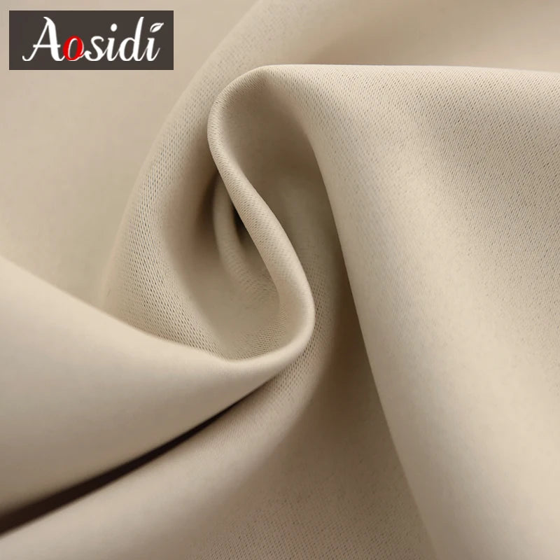 Rideau occultant moderne polyester pour salon et chambre - vue 5 sur 10
