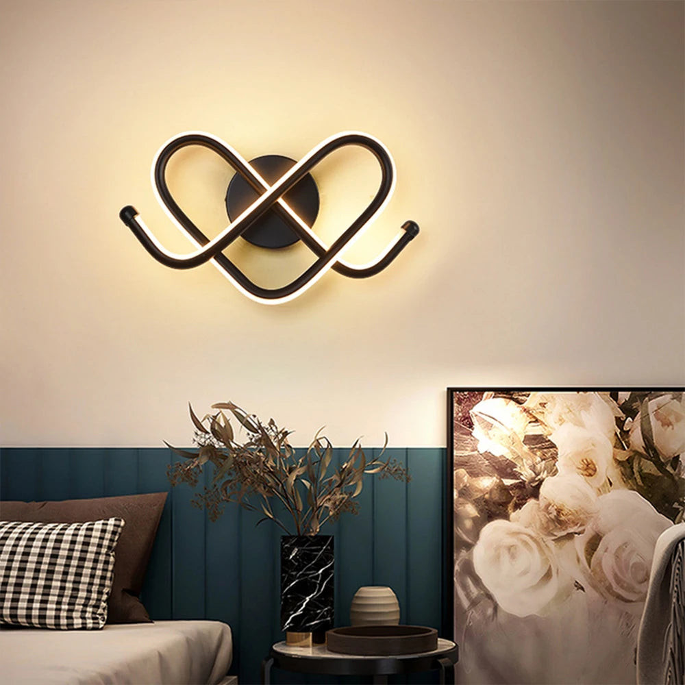 applique murale led acrylique intérieur blanc chaud froid