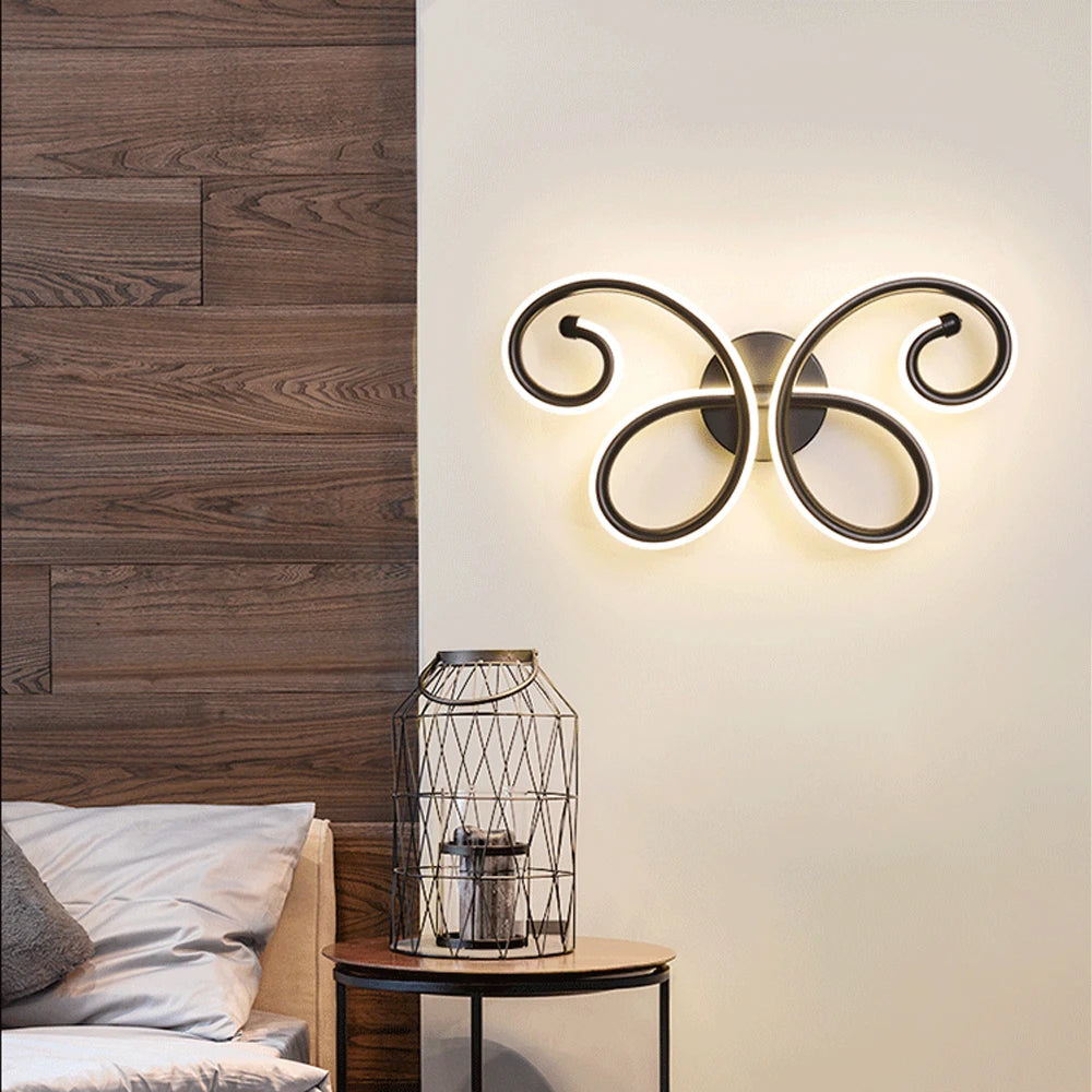 Applique murale LED papillon nordique - vue 3 sur 7
