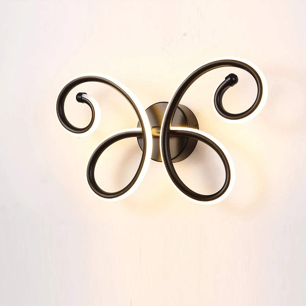 Applique murale LED papillon nordique - vue 2 sur 7