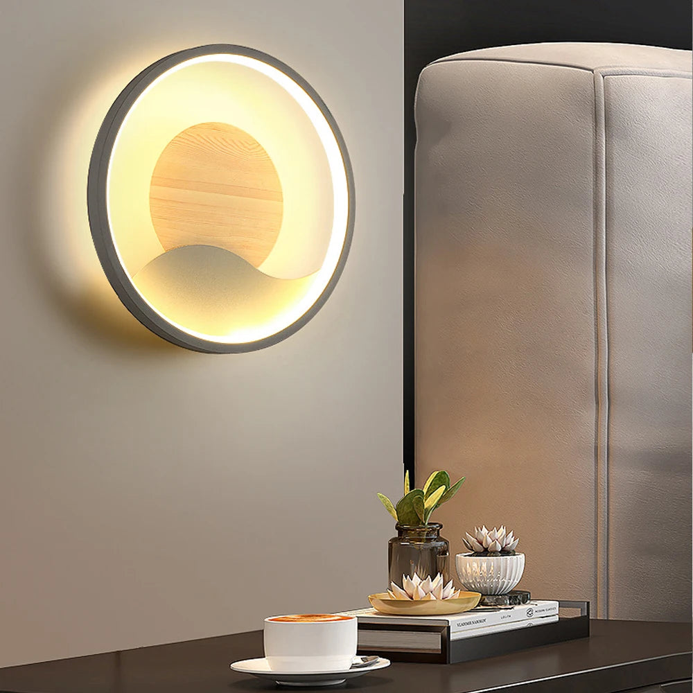 applique murale led intérieur nordique chambre allée porche balcon maison éclairage - vue 4 sur 7