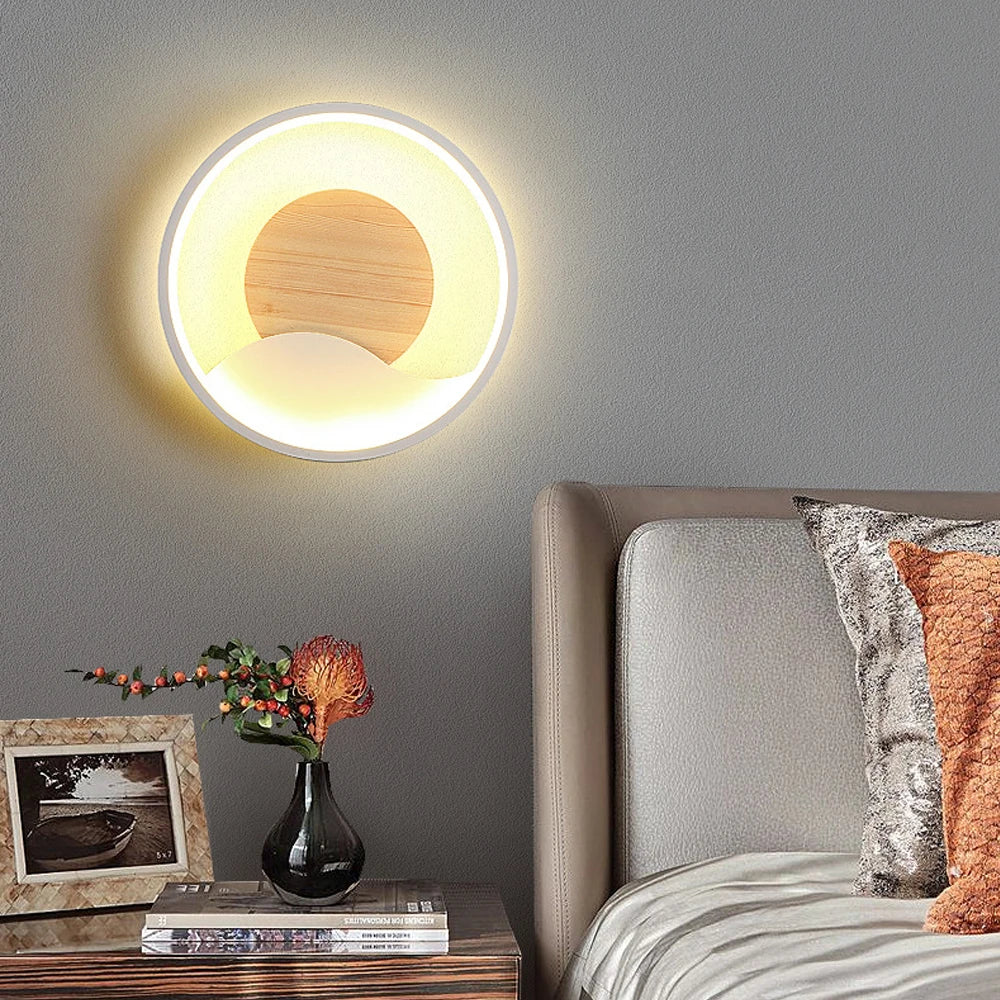 applique murale led intérieur nordique chambre allée porche balcon maison éclairage - vue 5 sur 7