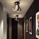 plafonnier led moderne triangle éclairage intérieur lustre