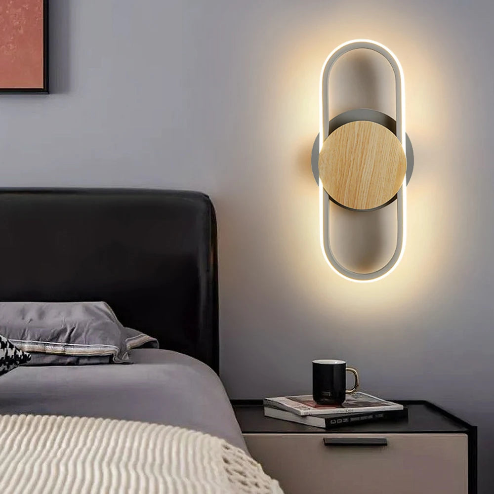 applique murale led moderne pour éclairage intérieur domestique - vue 2 sur 8
